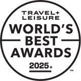 Travel and Leisure Worlds Best Awards for number 1 tour operator in the world 2024 and number 2 tour operator in the world 2025