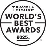 Travel and Leaisure Worlds Best Awards for number 1 tour operator in the world 2024 and number 2 tour operator in the world 2025