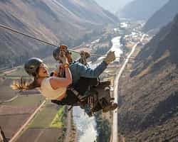 Via ferrata and zip line adventure