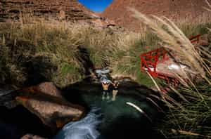 Swim in the mineral rich Puritama Hot Spring