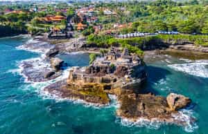 Visit the ancient Hindu temple of Tanah Lot