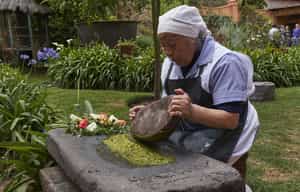 Enjoy lunch at Hacienda Huayoccari