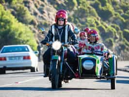 Feel the wind in your hair on a sidecar adventure