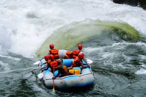 White water rafting down the mighty Zambezi