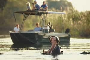 Take a boat safari in South Luangwa