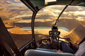 Take a scenic helicopter flight over Sossusvlei