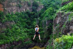 Launch yourself into the air with a Gorge swing