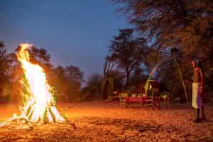 Spend the night fly camping in Samburu