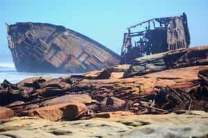 Explore the shipwrecks of the Skeleton Coast