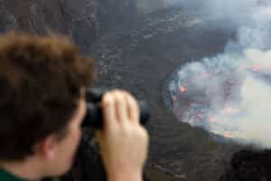 Climb to the top of Nyiragongo volcano, Virunga