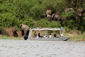 Enjoy a sundowner boat cruise in Queen Elizabeth