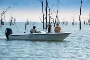Try your luck catching a Tiger Fish in Lake Kariba