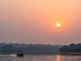 Cruise the waterways on a Dzanga-Sangha boat trip