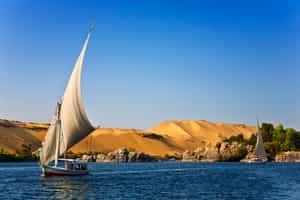 Sail along the Nile on a traditional Felucca boat