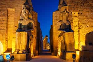 See the sound and light show at Karnak in Luxor