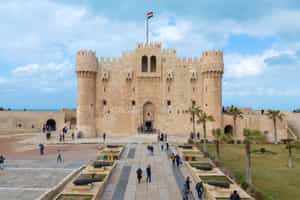 Take in the history at Fort Qaitbey in Alexandria
