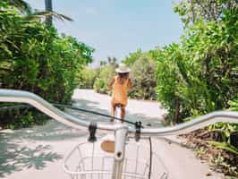 Go on a scenic bicycle ride in Mauritius