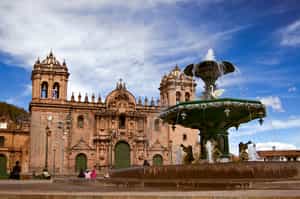 See picturesque views at Plaza de Armas, Cusco
