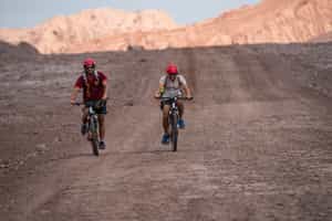 Bike across the Moon Valley in the Atacama Desert