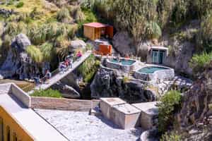Take a dip in Colca Canyon's natural hot springs
