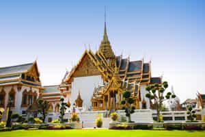 See the architecture the Grand Palace, Bangkok