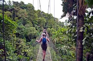 Explore Arenal Volcano on hanging bridges