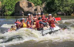 Raft the rapids of the Pacuare River