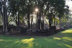 See the ruins at Prasat Muang Singh National Park