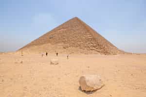 Stand at the foot of Cairo's Dahshur Pyramids 