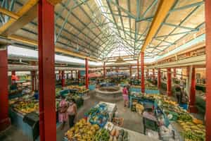 Visit the colourful Victoria Market, Seychelles
