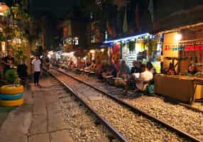 Take a seat at the railway track cafes in Hanoi