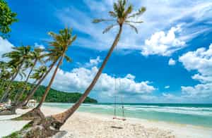 Lay your towel out on Sao Beach