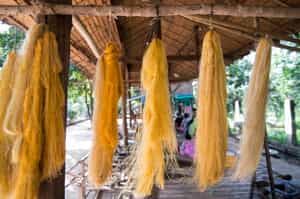 Take a boat ride to Silk Island in Phnom Penh