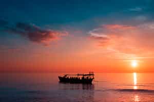 Go out on a sunset cruise in Koh Rong