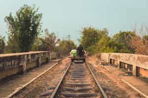 Ride the Battambang Bamboo Train