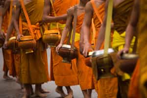 Witness Luang Prabang's traditional almsgiving 
