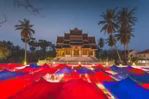 Explore the night market of Luang Prabang