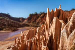 See the amazing formation of Tsingy Rouge