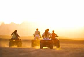 Speed through the Agafay Desert on quad bike 