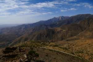 Go through the high mountain Tizi n' Test Pass