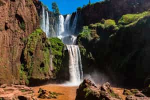 Road trip out for lunch at Cascades d’ouzoud