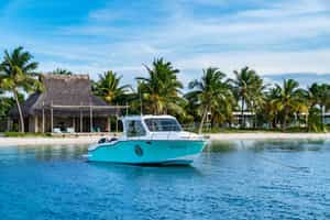 Head out from the island on a boat cruise 