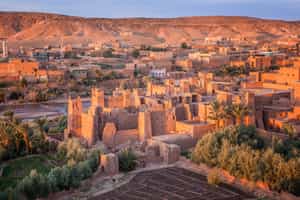 Walk around Kasbah Ait Ben Haddou in Skoura