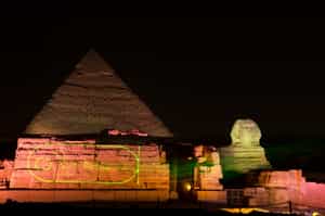 See the sound & light Show at the Pyramids of Giza