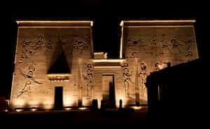 See the sound and light show at Philae temple