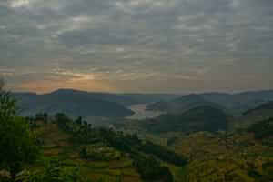 Take in views over Lake Mutanda on a guided walk