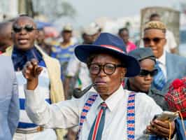 See the style of the local Sapeurs in Brazzaville