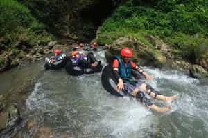 Jump in a tube and head down the white waters