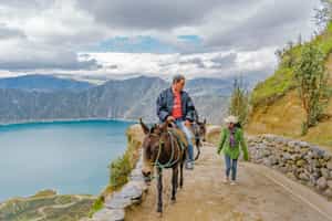 Explore Avenue of the Volcanoes on horseback