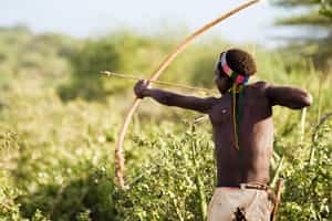 Learn the hunting skills of the Hadzabe people